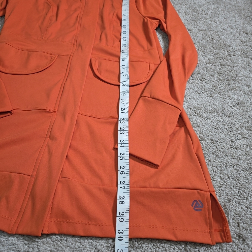 Any Age Activewear Womens Small  Full Zip Longline Athletic Jacket - Picture 6 of 7